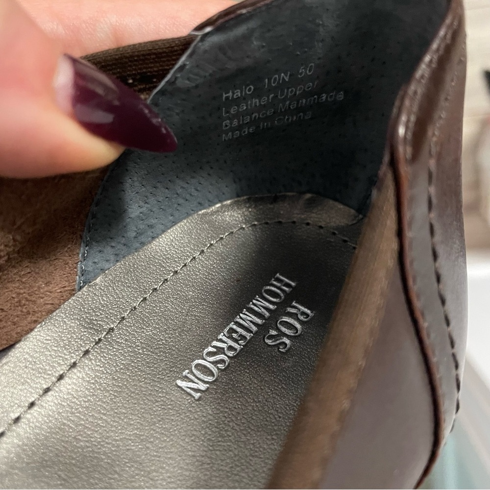 Ros Hommerson Dark Brown Heels size 10N - Picture 7 of 12